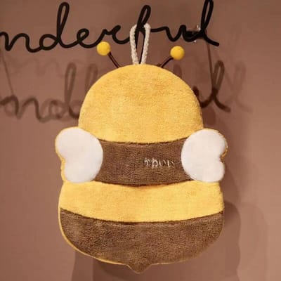 Serviette à main Panda, serviette de cuisine en microfibre Super absorbante, forte Absorption d'eau, lingettes à séchage rapide pour enfants jaune