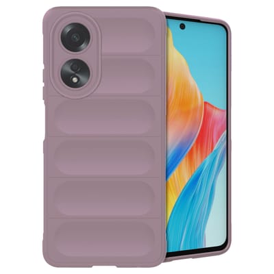 imoshion Hoesje - Geschikt voor Oppo A58 - EasyGrip Backcover - Paars