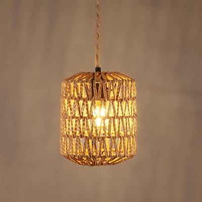 Hangende Vintage Hanglamp -Metaal- E27-connector- Kap Hanglamp