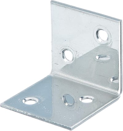 Versterkingshoek Set - Metaal Bevestiging - Houtverbindingen Maken - Roestvrij Staal - 40x40x40 mm - Zilverkleurig