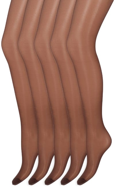 Matglans panty | 20 denier | Merk: Marianne | Maat: S t/m XXXL | Kleur: Mokka | 5 Paar
