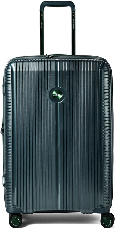 Polestream Paris 4 wielen Trolley 69 cm met uitbreidingsplooi - Harde bagage - TSA slot - green metallic