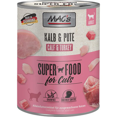 MAC's CAT - blik 6x800g - kalfsvlees & kalkoen