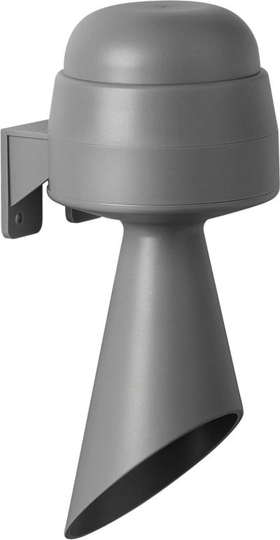 Elektronische Signaalhoorn 230V Grijs - 98dB - IP65 - Voor Wandmontage