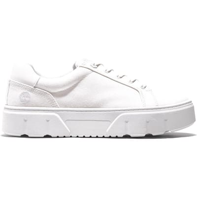 Timberland Laurel Court Low Lace Up Sneaker White Canvas Maat: 36 | Sneakers Outlet | Dames | Wit
