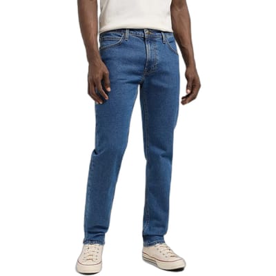 Lee Daren Zip Fly Regular Straight Fit Spijkerbroek Blauw 36 / 32 Man