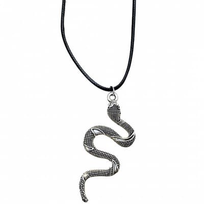 Ketting Slang zilverkleur 45 cm - Charme Bijoux
