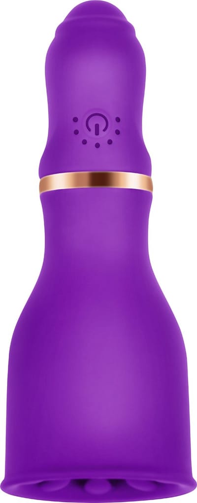 Cupitoys® Vibrerende penis vibrator - Paars - 7 standen - Vibrators voor vrouwen en mannen - Sex toys voor vrouwen en mannen