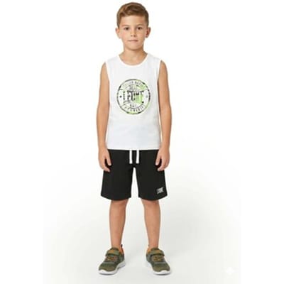 Setjes Leone 1947 Boy Sets Tank + Bermuda Military Fluo