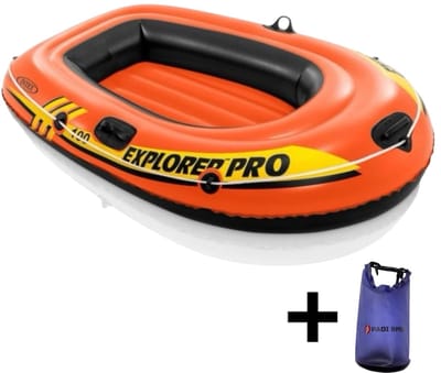 Intex explorer 100 set - opblaasboot - intex boot - rubberboot - opblaasbaar bootje - opblaasbootje kinderen