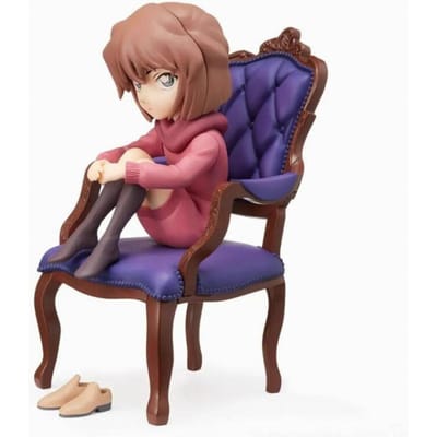 Anime Detective Conan Haibara Ai Anita Haile Zittend op Stoel Model Figuur Speelgoed