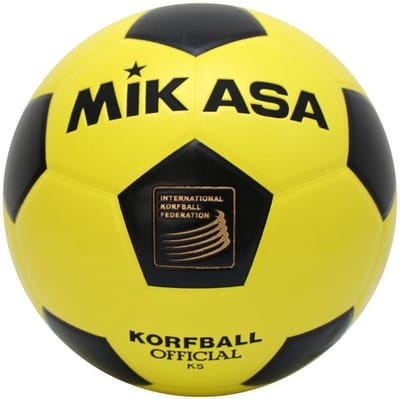 Mikasa K-5 Korfbal - Korfballen - geel/zwart