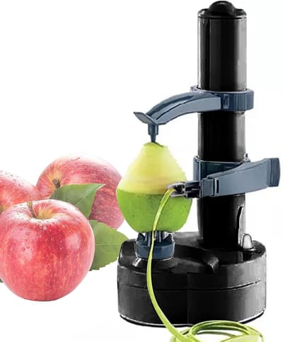 Elektrische Schillen - Automatische Peeler - Snel Groenten Fruit - Automatische Balans - 30 x 15 cm - Zwart
