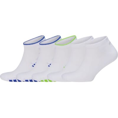 CRIVIT 5 Paar sportsokken (wit/blauw/groen, 39-42)