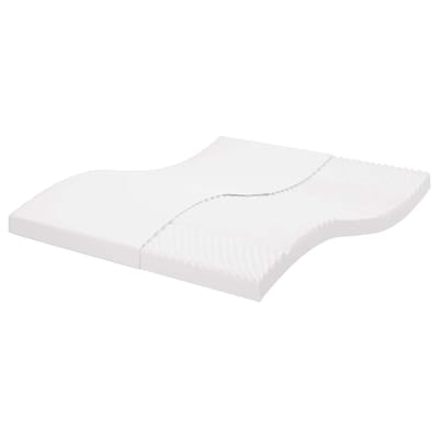 vidaXL - Schuimmatras - 7 - zones - hardheid - 20 - ILD - 180x210 - cm - wit