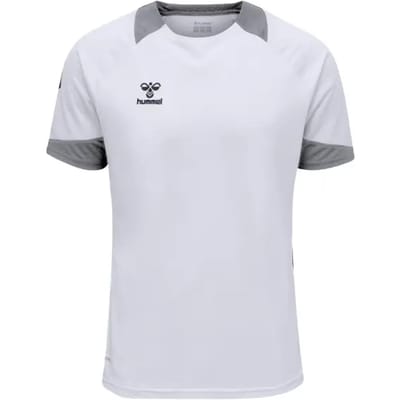 Hummel Lead Poly T-shirt Met Korte Mouwen Wit 140 cm Kinderen
