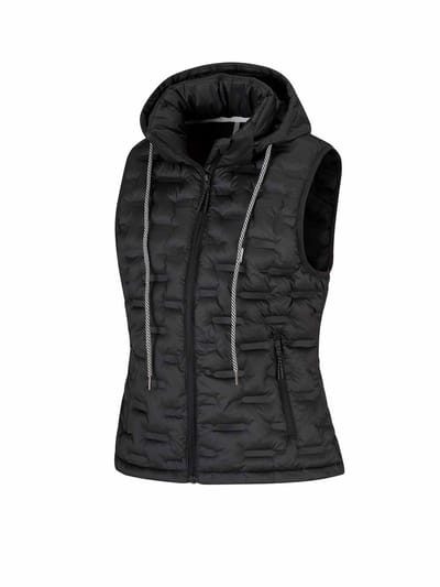 BJØRNSON Clara Bodywarmer Dames - Winddicht - Maat 38 - Zwart