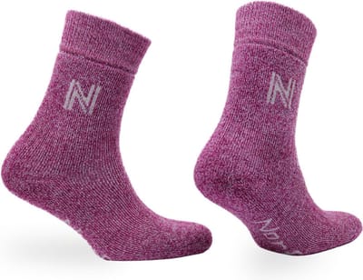 Norfolk - Wandelsokken - Merino wol en Bamboe Mix - Thermische Zacht en Warme Outdoorsokken - Wintersokken - Thermosokken - Sokken Dames - Merino Wol Sokken - Fuschia - Maat 35-38 - Gabby