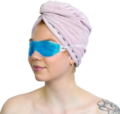 Cosensi- Oogmasker verkoelend/verwarmend - Gelmasker - Oogcompres - Verlicht spanningen - Vermoeidheid van de ogen - Elastische band - Oogkompres