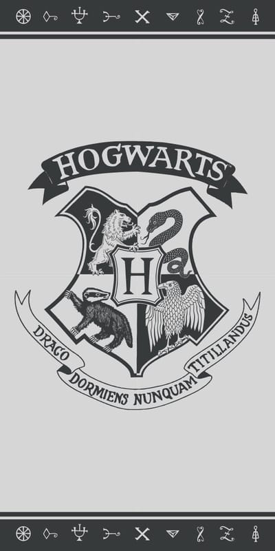 Harry Potter Strandlaken Hogwarts - 70 x 140 cm - Multi