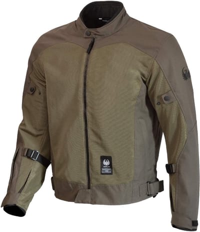 Merlin Prospect Air Mesh Olijfgroen Textiele Motorjas - Jas