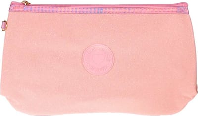 Toilettas Glitter Make-up - Lichtroze/Lila - Rits & Handgreep - 27x16x9cm