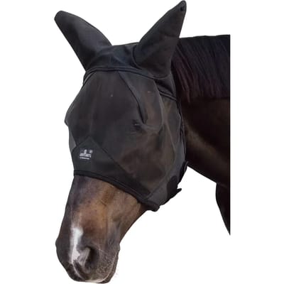 Kentucky Horsewear - Vliegenmasker met oren soundless zwart Full