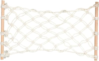 Fruit Hangmat - Keuken Opberger - Verse Producten Bewaren - Handgemaakt Katoen - 50x30cm - Geel