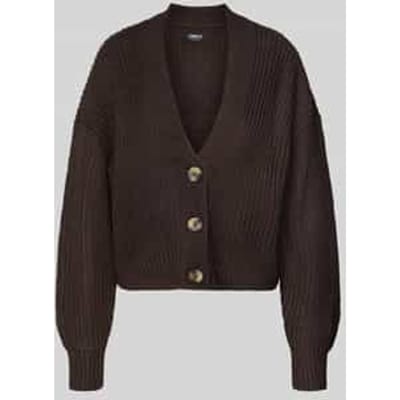 Only Vest Onlcarol Nice L/s Cardigan Knt Noos 15211521 Chocolate Torte Dames Maat - L