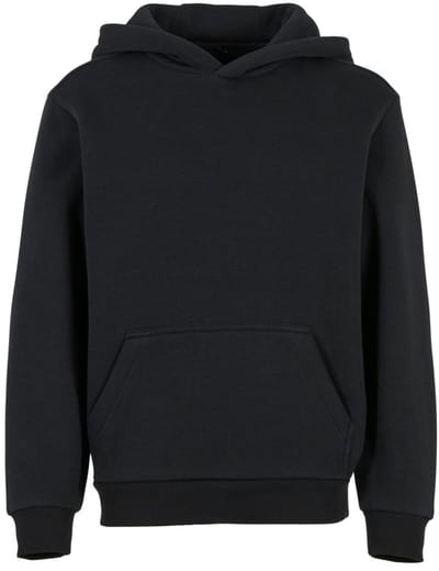 Urban Classics - Fluffy Kinder hoodie/trui - Kids 110/116 - Zwart