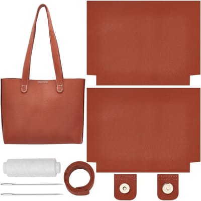 Dailygoods - WADORN Schoudertassen, handgemaakte sets voor Kerstmis, Moederdag en verjaardagen, imitatieleer, draagtas, naai-accessoires voor portemonnee