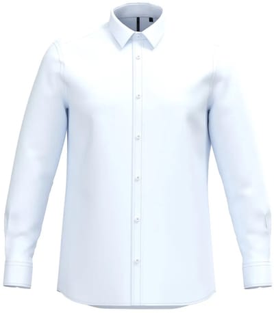 Polycotton popeline overhemd zonder zak Kariban Collection Corporate