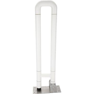 Barre d'appui de sécurité pour toilettes Barre d'appui Antidérapante Assistance de salle de bain Aide pour personnes âgées Poignée noir