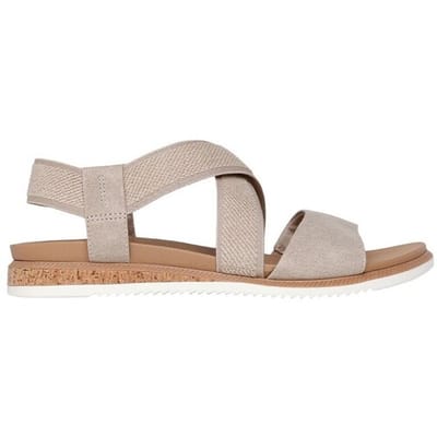 Skechers Bobs Desert Kiss Low Sandalen Plat - beige - Maat 38