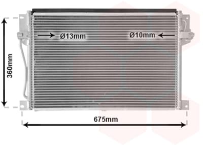 Van Wezel - LUCHTCONDENSATOR VOOR VOLVO 850 1991-1997 30665225