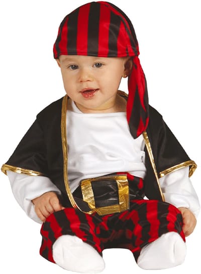 Fiestas Guirca - Jumpsuit Baby Piraat - 18-24 maanden - Carnavalskleding - Carnaval - carnavalskleding 2027 - Carnaval kostuum