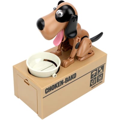 Woondecoratie Kindercadeau Spaarpot Cartoon Robotische Hond Steelt Spaarpot Geautomatiseerde Spaarpotten Elektronische Spaarvarkens