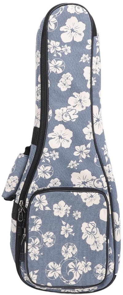 Dailygoods- Ukelele-koffertas Grote Capaciteit - Schuimbinnenvoering - Verstelbare Schouderbanden - Duurzaam Nylon - Dual Zipper Design - Betrouwbare Bescherming - Ukelele-tas