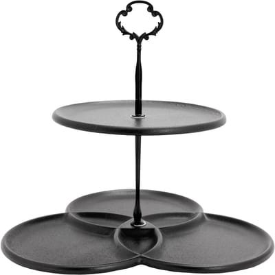 Etagère Zwart 2 laags 28X27XH26CM