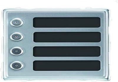 Intercom Module - Deuropener Module - Toegangscontrole Systeem - Homogene LED Verlichting - 125 mm Hoog - Aluminium