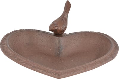 Voederschaal hartvorm - gietijzer