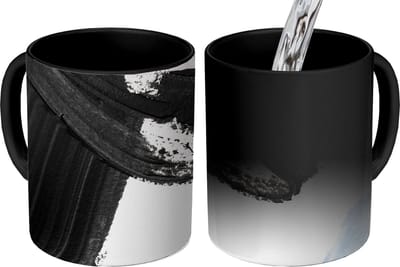 Magische Mok - Foto op Warmte Mokken - Koffiemok - Verf - Design - Abstract - Magic Mok - Beker - 350 ML - Theemok