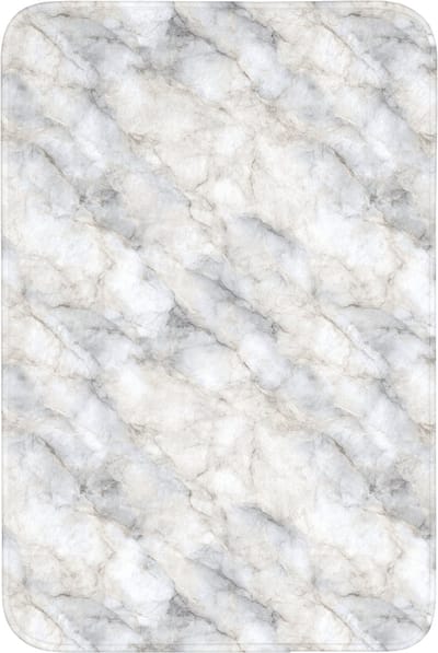 Badmat 60x90 cm - Antislip - Grijs - Marmer - Gedetailleerd - Badmatten voor badkamer - Badkamermat - Douchemat - Badkamer mat