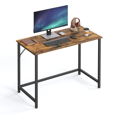 VASAGLE Bureau, computertafel, kantoortafel, voor studeerkamer, slaapkamer, 50x100x75 cm, industrieel design