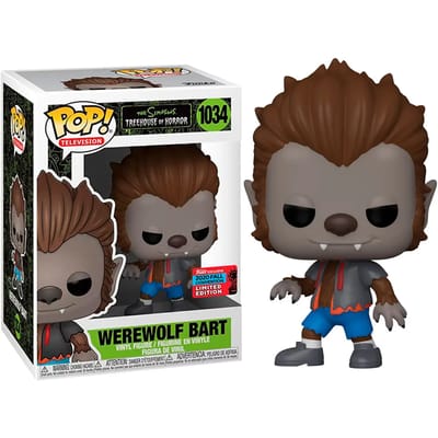 Funko Pop! The Simpsons Tree house of horror - Werewolf Bar #1034 - 2020 Fall Convention Exclusive rare grail