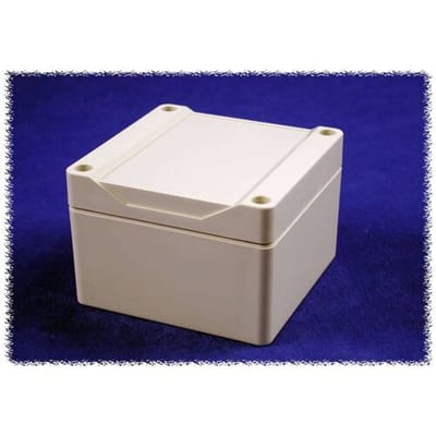 Hammond Electronics 1555EGY Universele behuizing 90 x 90 x 60 ABS Grijs 1 stuk(s)