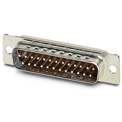 Phoenix Contact VS-25-BU-DSUB-EG 1689909 D-sub male connector 180 ° Aantal polen: 25 Soldeerkelk 50 stuk(s)