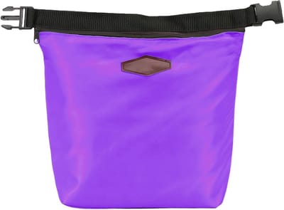 Thermische Koeltas voor Lunch en Picknick, Draagbare Koeltas met Rits, Blauw en Paars Design, Ideaal voor Buitenshuis