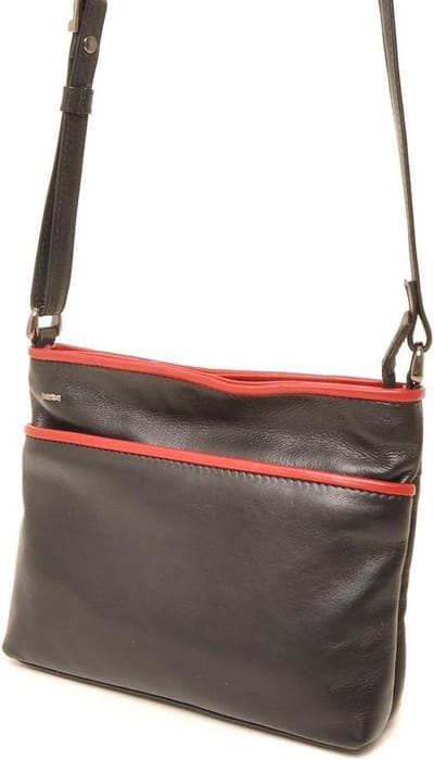 Berba | Soft | Damestas | crossbody-tas | Tas | Zwart | Leer