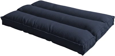 Bananair - Futon matras - Afneembare hoes - Futon bed - Vloermatras - Logeerbed Eenpersoons - Ribfluweel - 90x190 cm - Nachtblauw